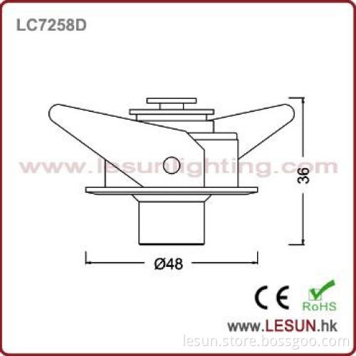 light head rotated 360 degree 1w Osram led cabinet light  LC7258